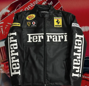 Jaqueta FERRARI F1 Vintage Black - Lançamento